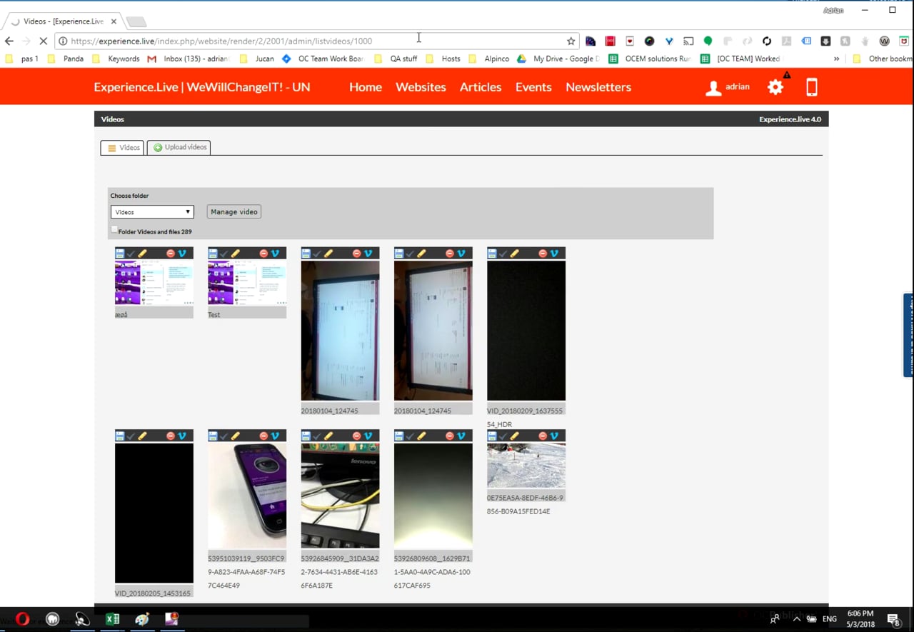 video upload
